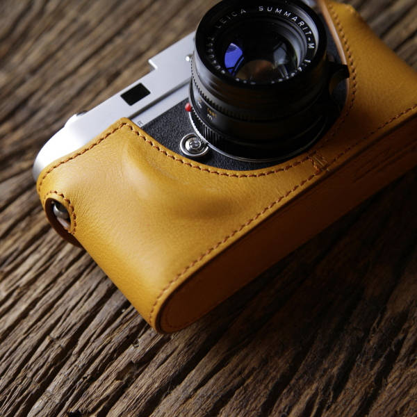 Leica M2 M3 M4 M6 M7 MP Handmade Italian Cowhide leather Half Case insert sleeve Camera bag Holster Protector HandGrip Custom Option