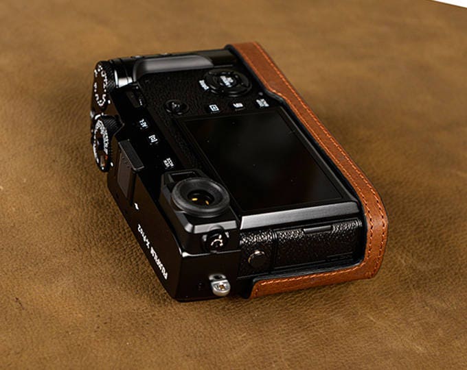 Fujifilm fuji X pro 2 Xpro2 Handmade Half Case Cowhide leather insert Camera bag Protector Holster sleeve limited stock Made TO Order