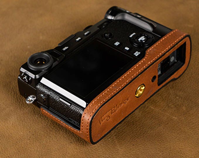 Fujifilm fuji X pro 2 Xpro2 Handmade Half Case Cowhide leather insert Camera bag Protector Holster sleeve limited stock Made TO Order