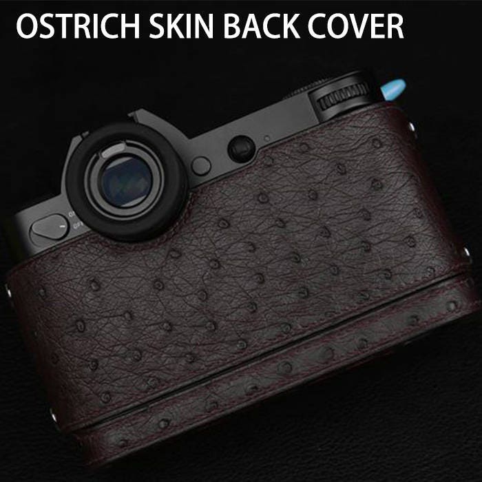 Premium Edition Leica SL Typ601 Handmade Ostrich skin Alligator Cowhide leather hand stitch Half Case Camera bag Protector Made to Order