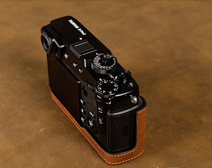 Fujifilm fuji X pro 2 Xpro2 Handmade Half Case Cowhide leather insert Camera bag Protector Holster sleeve limited stock Made TO Order