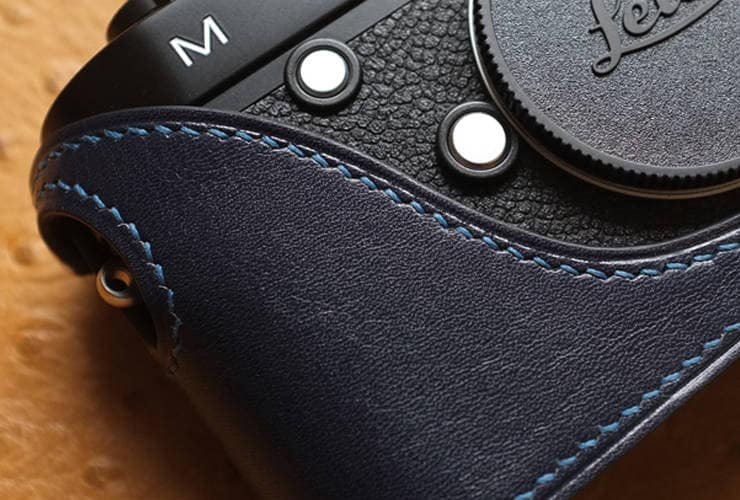 Premium Edition Leica M M240P M-P TYP246 MM Handmade Cowhide leather hand stitch Half Case Holster sleeve Camera bag Protector pouch Holster