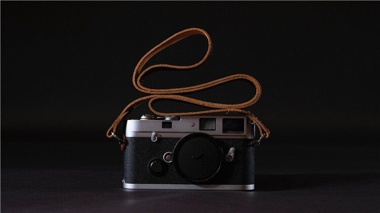 Handmade Genuine Cowhide Leather SLR camera head neck Strap wrist neck lanyard 2 sizes Leica Nikon Sony Fujifilm panasonic Canon Olympus