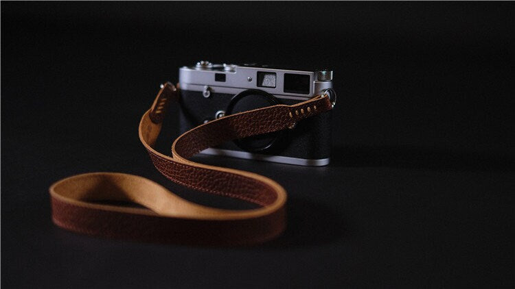 Handmade Genuine Cowhide Leather SLR camera head neck Strap wrist neck lanyard 2 sizes Leica Nikon Sony Fujifilm panasonic Canon Olympus