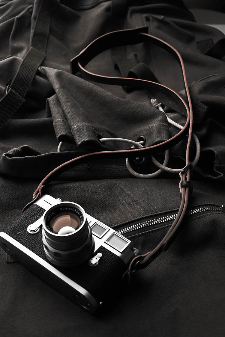 Premium Edition Handmade Adjustable Genuine Leather Stretchable Vintage camera head neck Strap wrist neck padding Leica Nikon Fujifilm sony