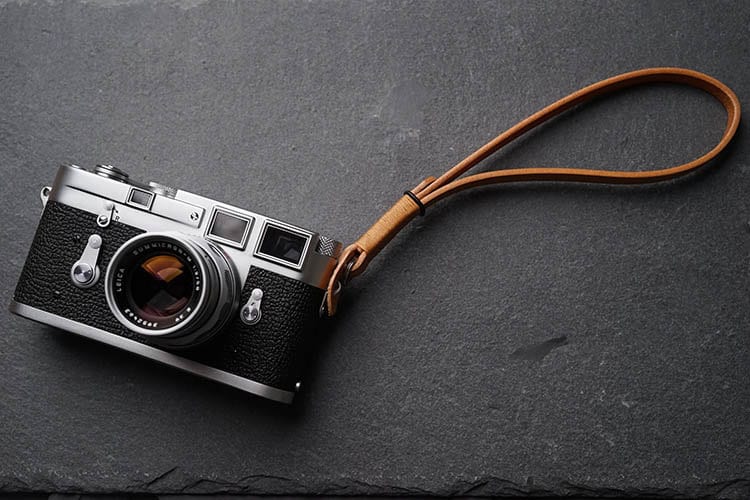 MS Edition Handmade Genuine Leather cameras Hand Wrist strap vegetable tanned leather for Leica Nikon Fujifilm panasonic Canon Nikon Sony