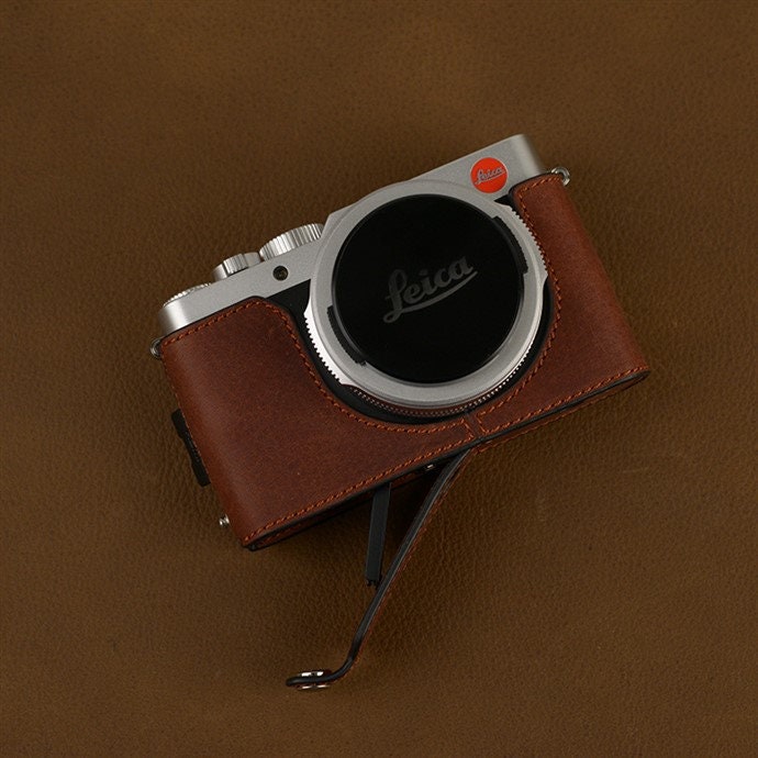 LEICA D-LUX Typ109 109 DLUX7 Handmade Half Case Genuine Italian leather insert Camera bag Holster sleeve made to order Padding Strap pouch