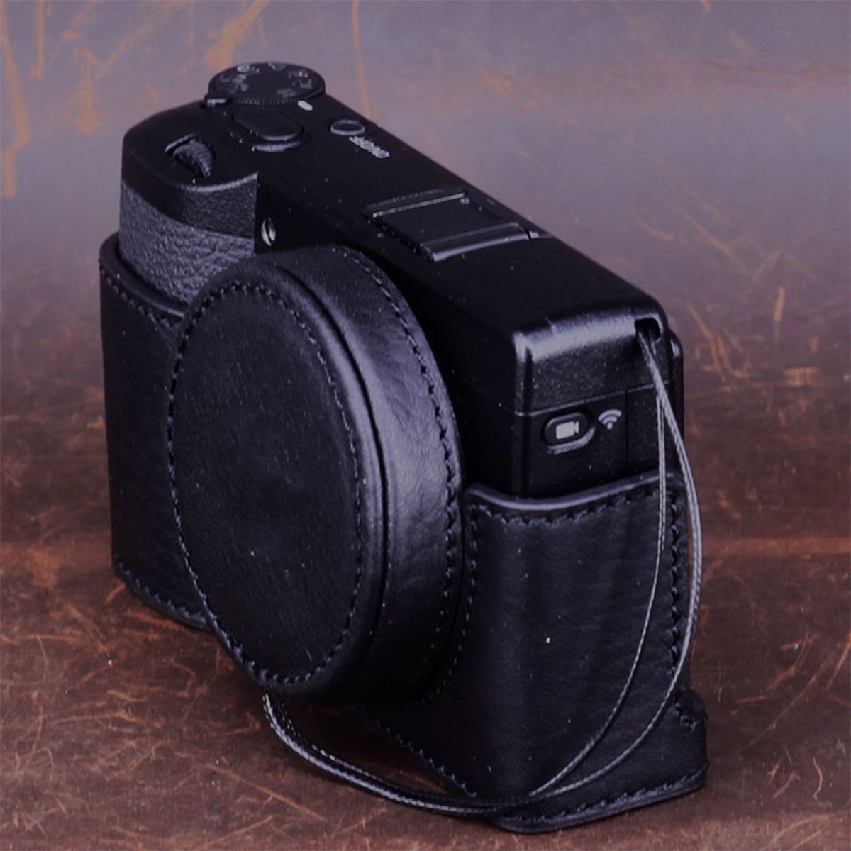 Ricoh XR500 HandMade Camera protection Cowhide leather case Bag Made to Order Brand new handcrafted Half store case