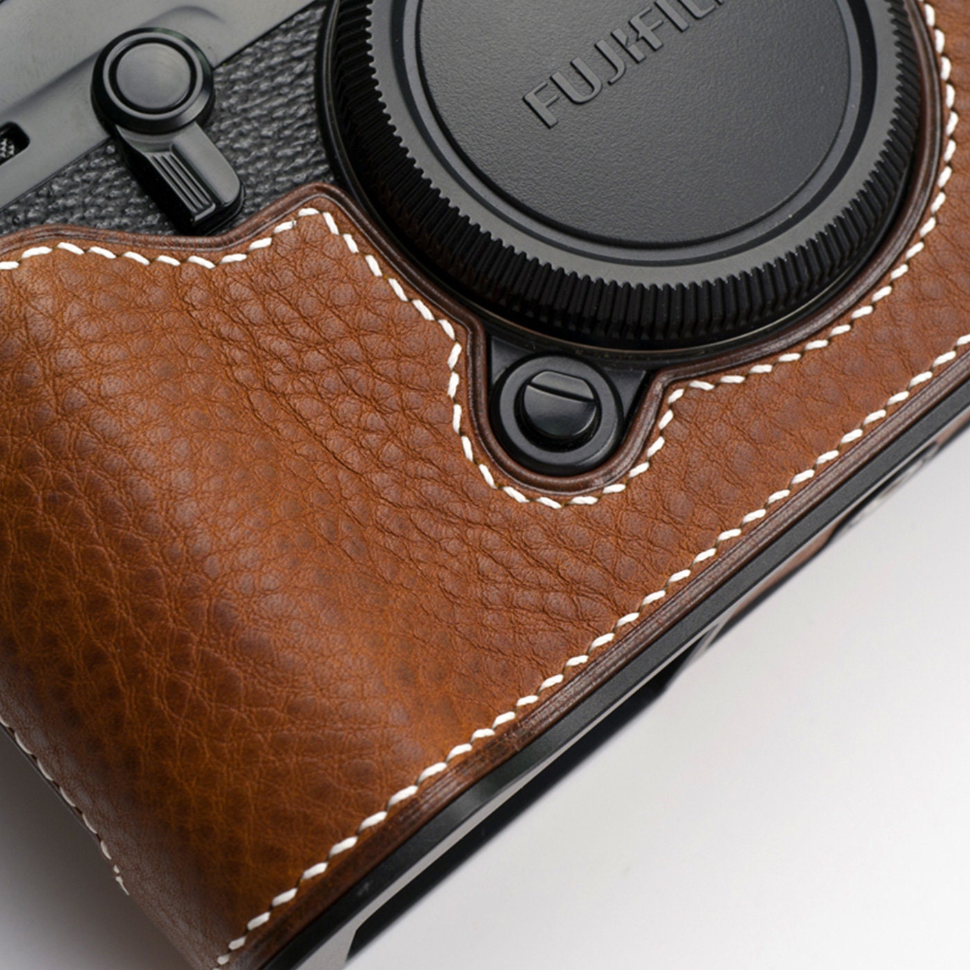 Premium Edition Fujifilm fuji XPRO3 Handmade Half Case Cowhide leather Camera bag Protector Holster sleeve Lens cap SD & battery access