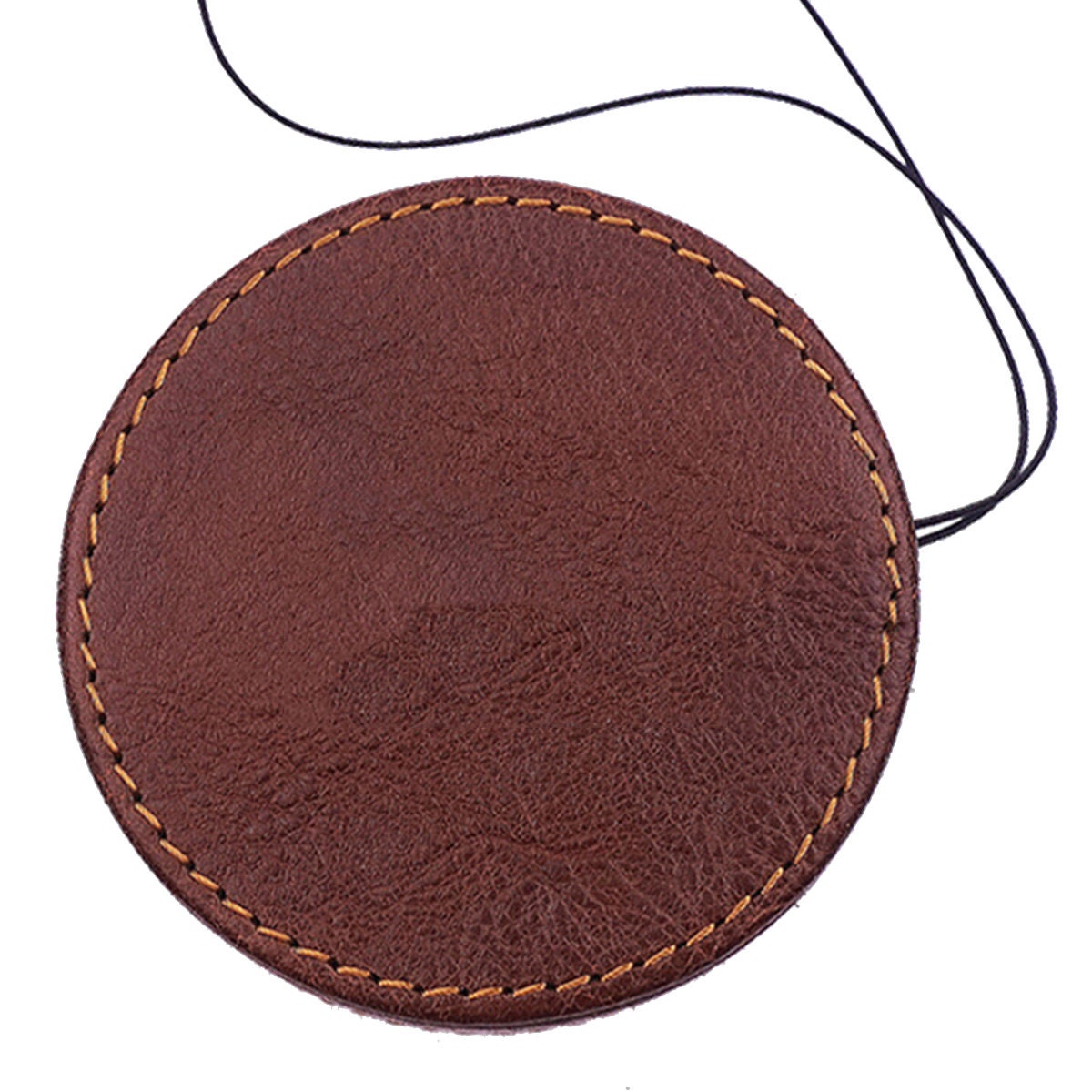 Designed for Leica Q Q2 Q3 Tighten Lens Cap Handmade Cowhide leather ** Lens cap only !!! camera Case not included** **