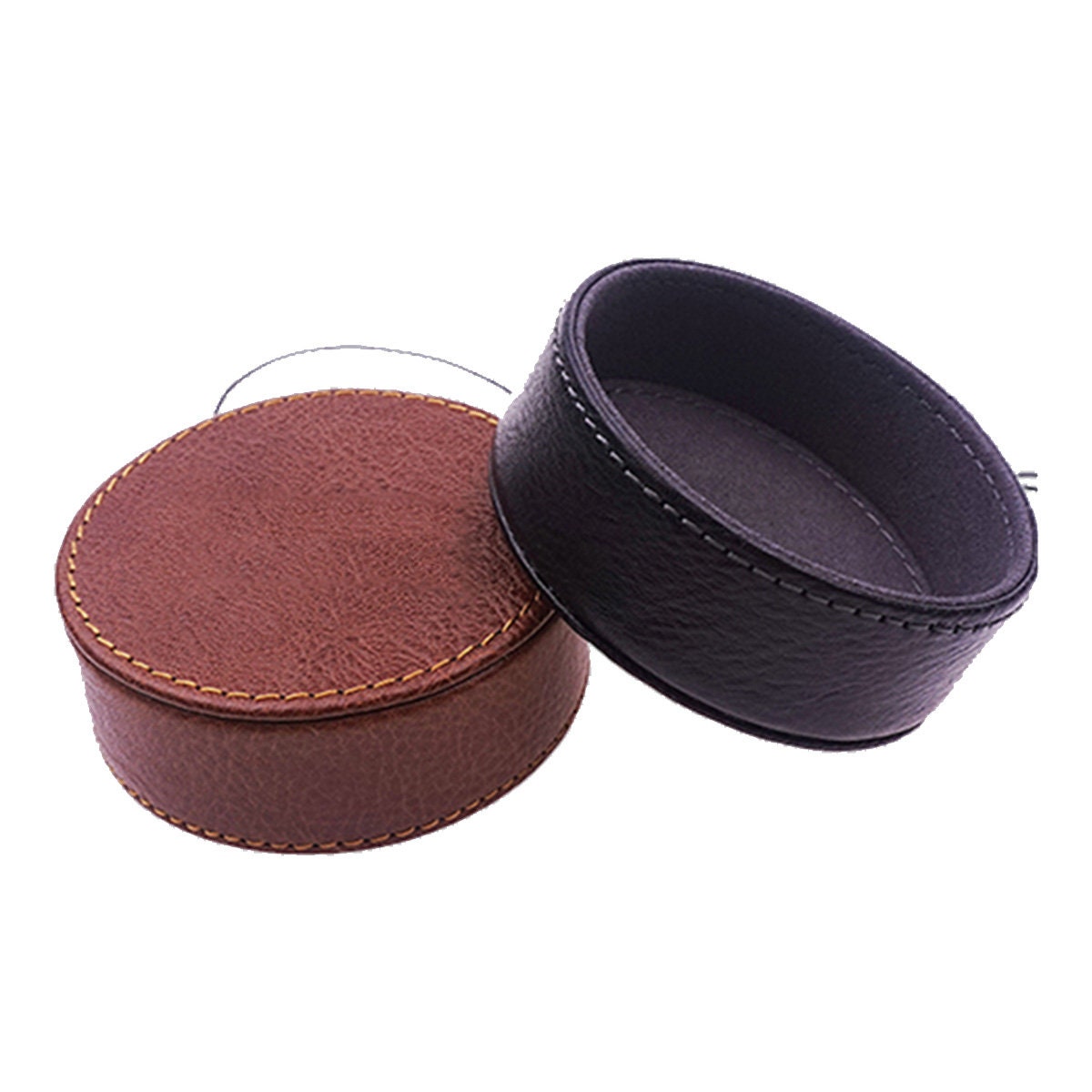 Designed for Leica Q Q2 Q3 Tighten Lens Cap Handmade Cowhide leather ** Lens cap only !!! camera Case not included** **