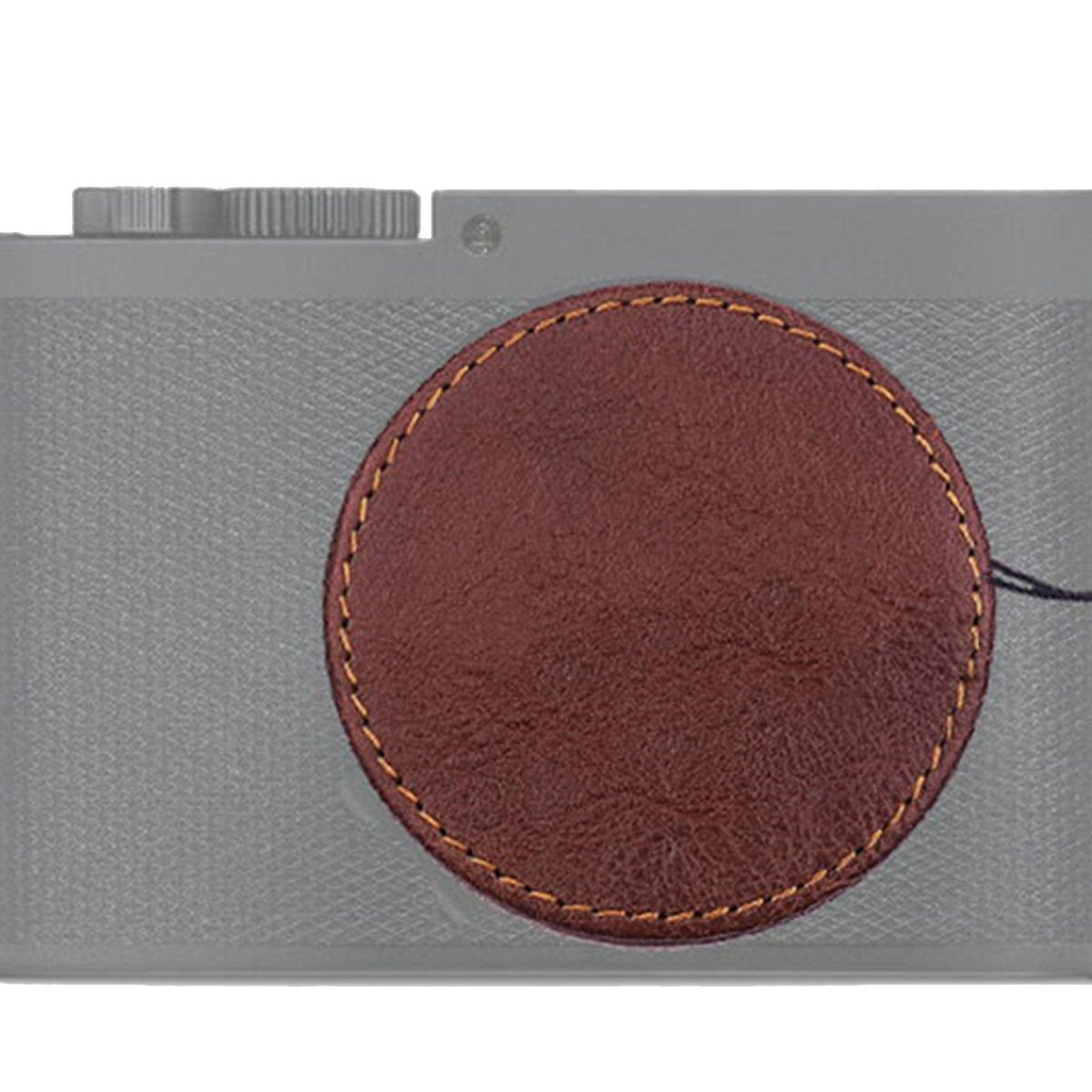 Designed for Leica Q Q2 Q3 Tighten Lens Cap Handmade Cowhide leather ** Lens cap only !!! camera Case not included** **