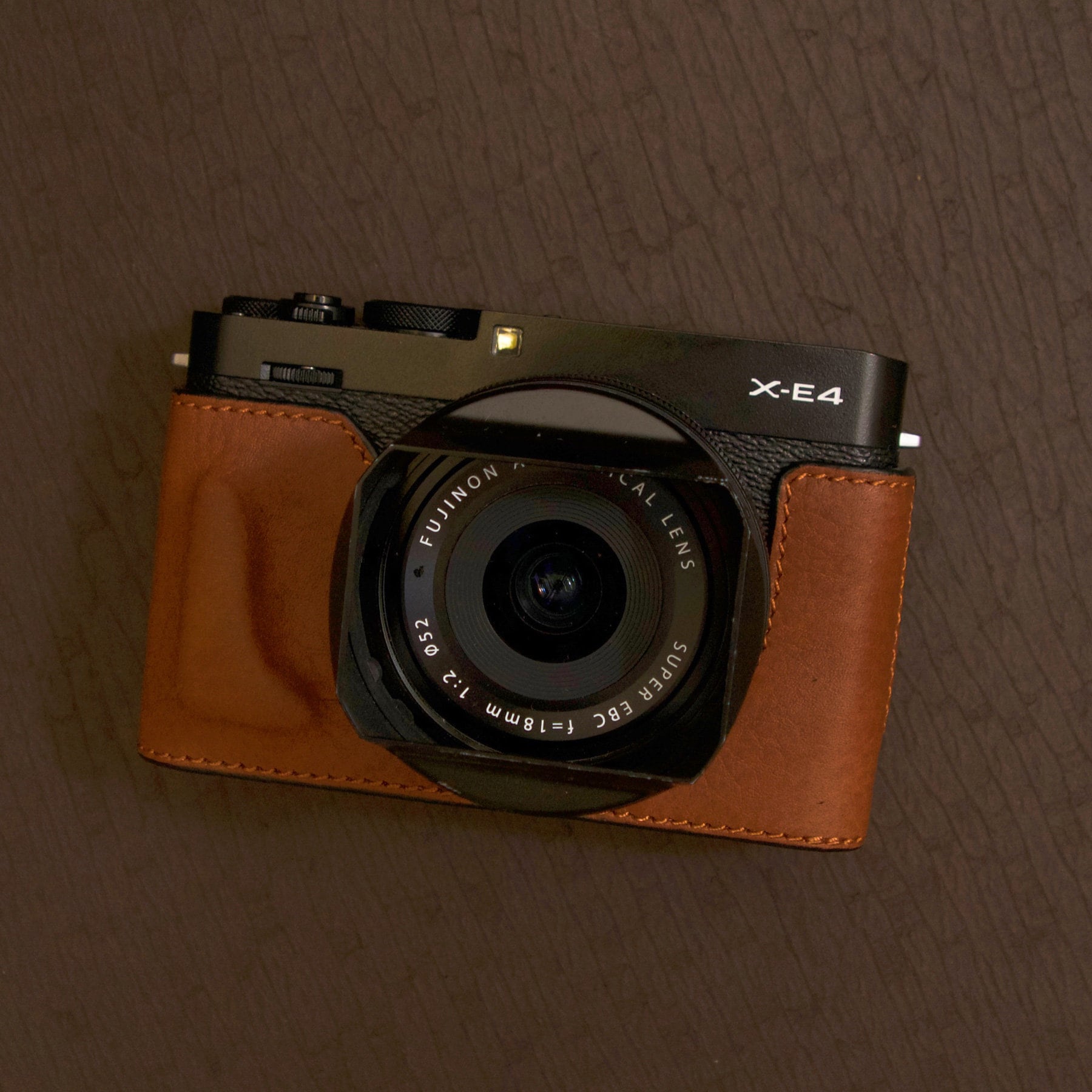 Fujifilm fuji XE4 Handmade Half Case Cowhide leather Camera bag Protector HandGrip Grip Holster sleeve Tripod mount SD card & Battery access