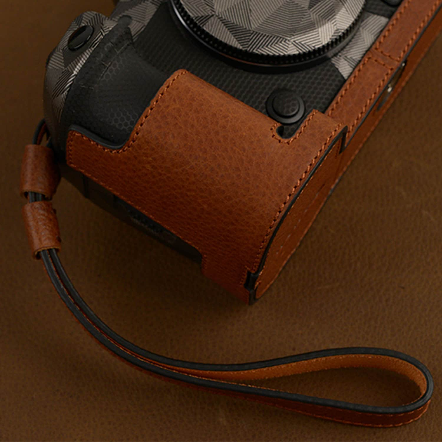 Handmade hand stitch hand crafted Genuine Cowhide Leather cameras Hand Wrist Strap Leica Nikon Fujifilm Panasonic Canon Sony RICOH Minolta