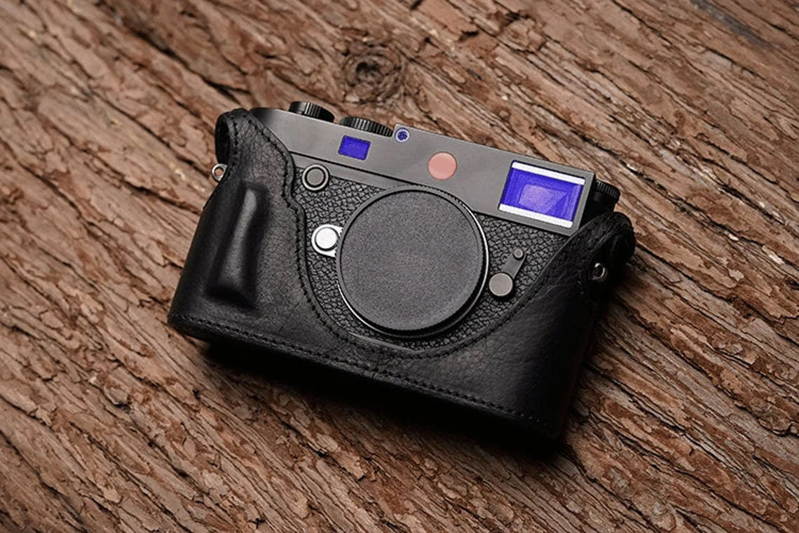 MS Edition LEICA M10 M10M M10P M10R handmade half case Italian leather Camera bag Case protector holster sleeve handgrip Strap