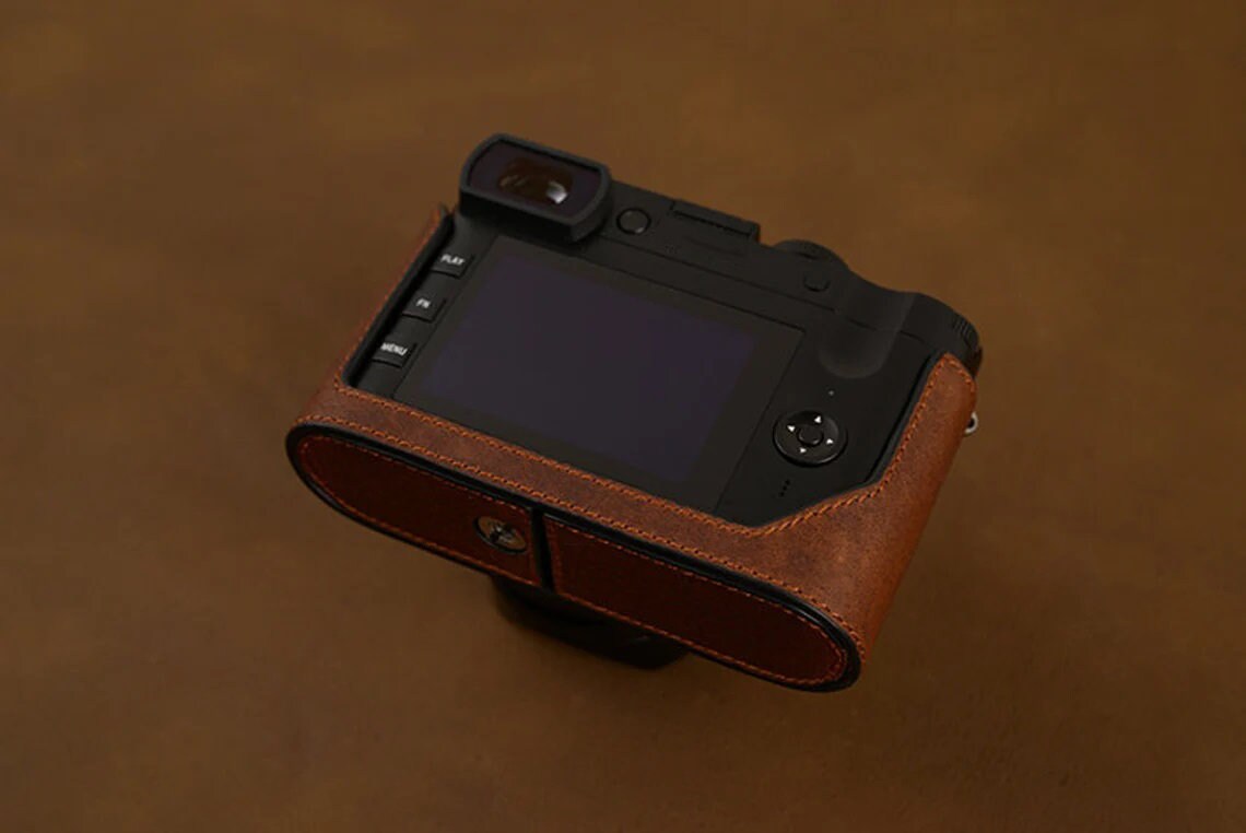 Leica Q2 TYP4889 Q TYP116 QP Handmade FULL Eveready Half Case with Removable Cover HandGrip Cowhide leather insert Camera bag Make to order