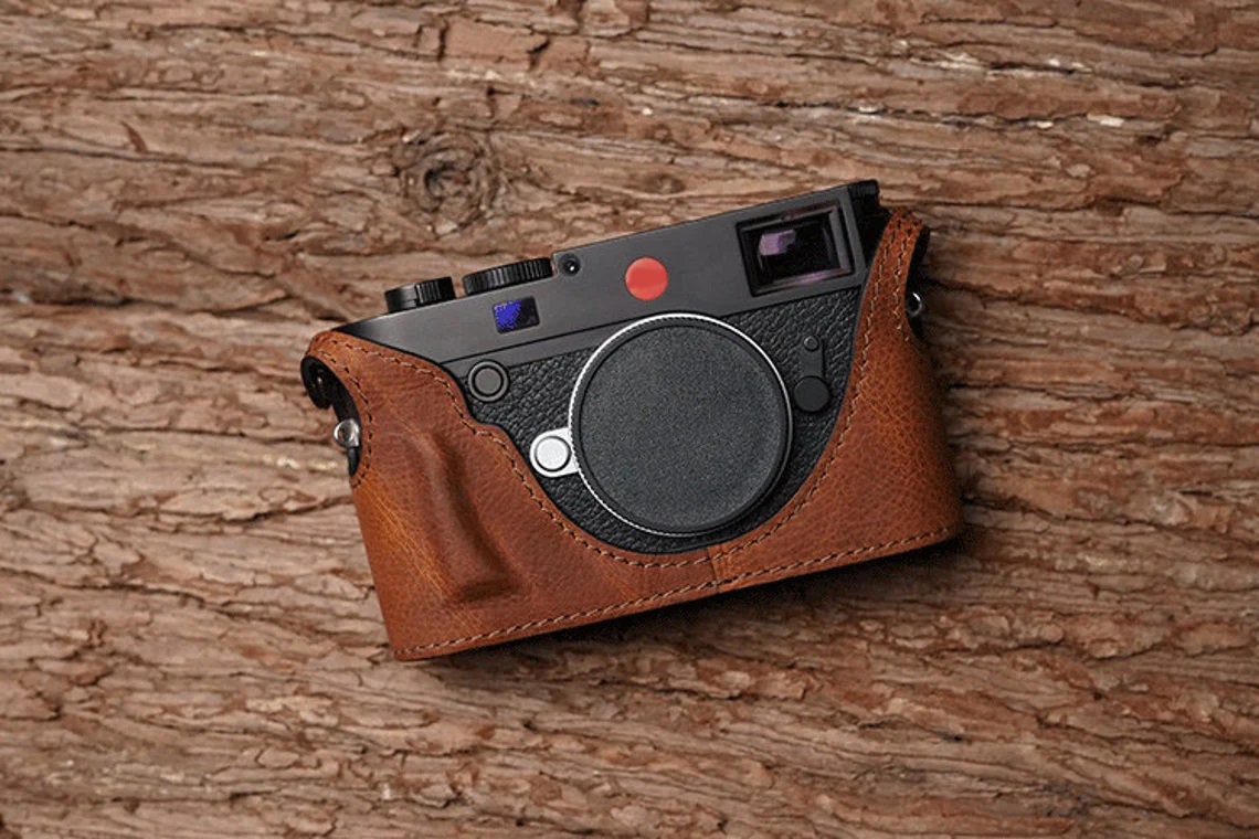 MS Edition LEICA M10 M10M M10P M10R handmade half case Italian leather Camera bag Case protector holster sleeve handgrip Strap