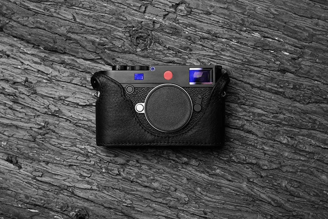 MS Edition LEICA M10 M10M M10P M10R handmade half case Italian leather Camera bag Case protector holster sleeve handgrip Strap