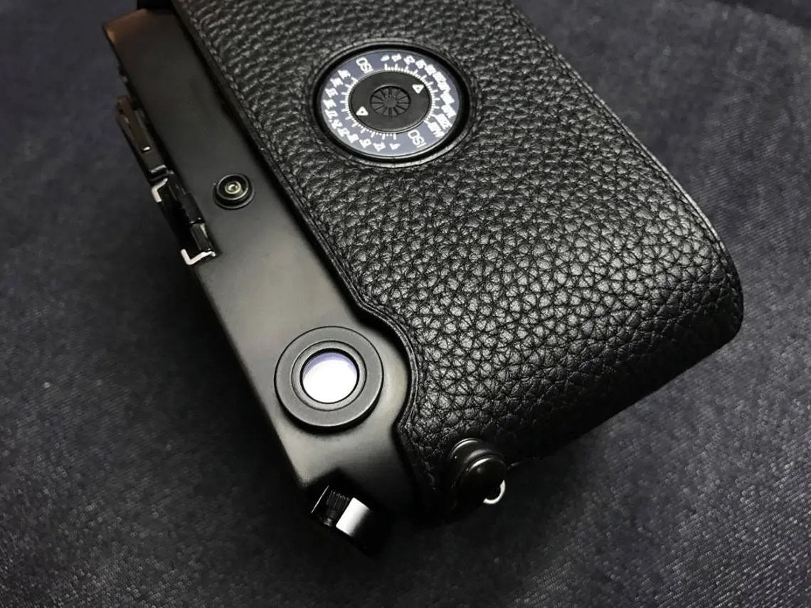 Premium Edition Leica M2 M3 M6 MP M4 M7 MA MD MD262 Handmade Cowhide leather hand stitch Half Case Holster sleeve Camera insert bag Handgrip