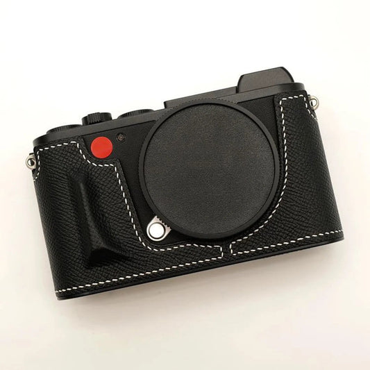 Premium Edition Leica CL Typ 7323 Handmade Half Case Cowhide leather insert Camera bag Protector SD & battery access Strap Holster sleeve